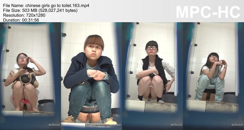 chinese girls go to toilet.163